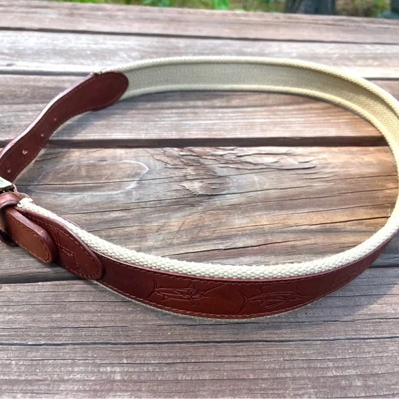 Guy Harvey Brown and Tan Belt - Picture 1 of 6